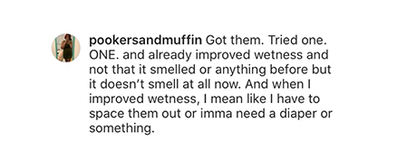 Improves Wetness Testi