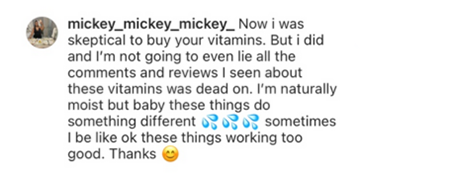 Improves Wetness Testi