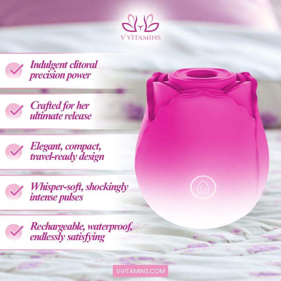 Gradient Pink Rose Toy