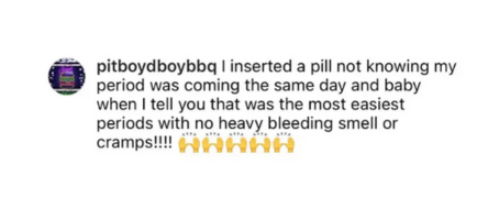 Eliminates Menstrual Odor Testi