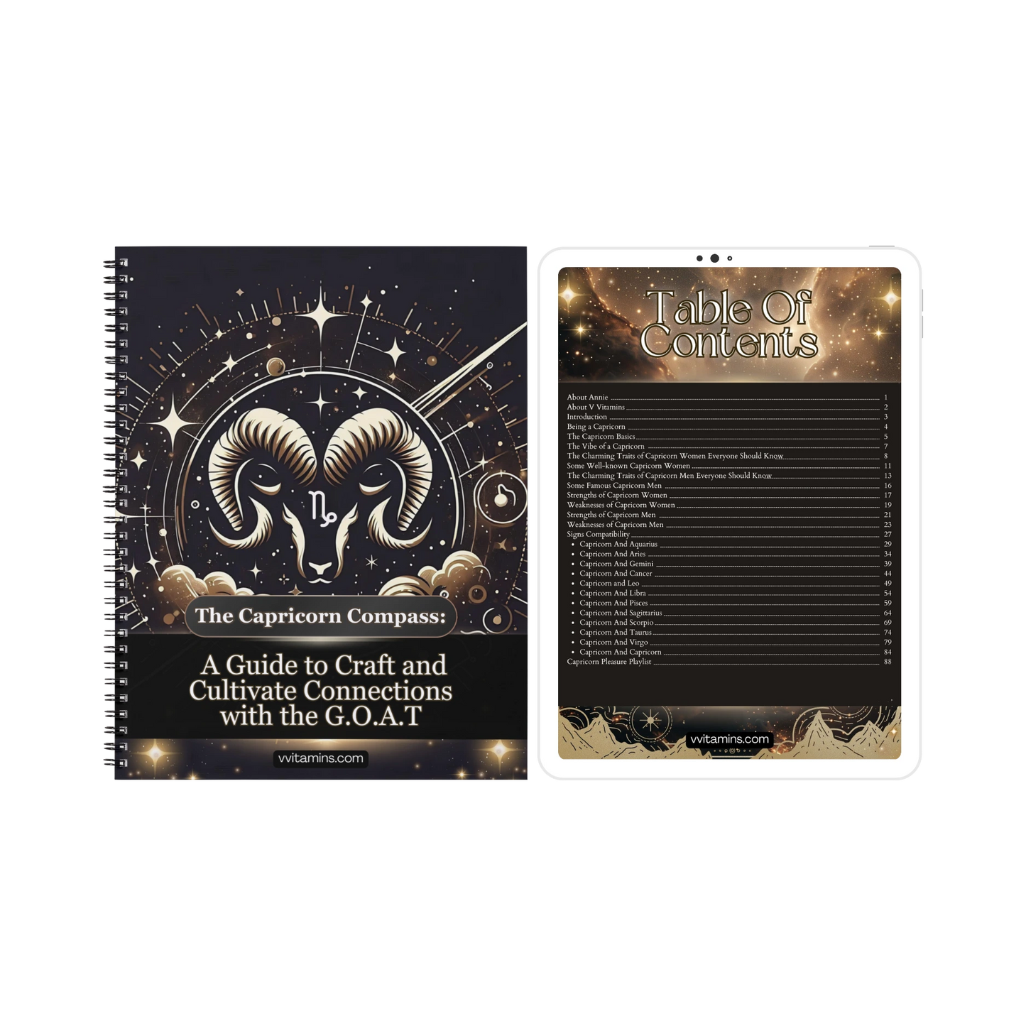 The Capricorn Compass: A Guide to Craft and Cultivate Connections with the G.O.A.T